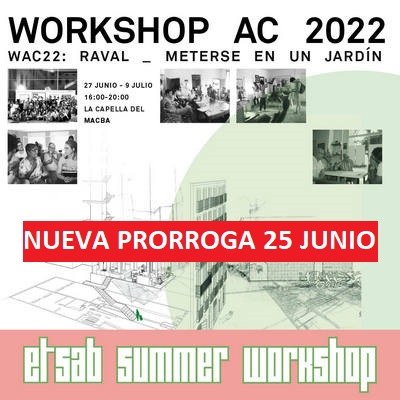 PRORROGA _ WORKSHOP ARQUITECTXS DE CABECERA 2022
