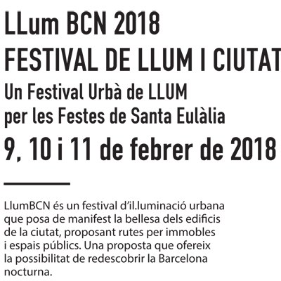 CONVOCATÒRIA LLUM BCN 2018