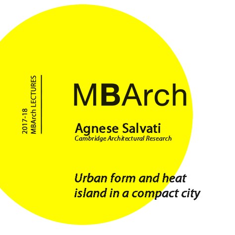 MBARCH LECTURES