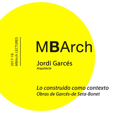 MBARCH LECTURES