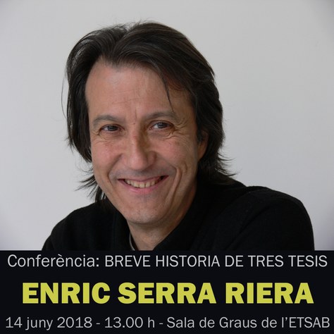 CONFERÈNCIA: ENRIC SERRA RIERA